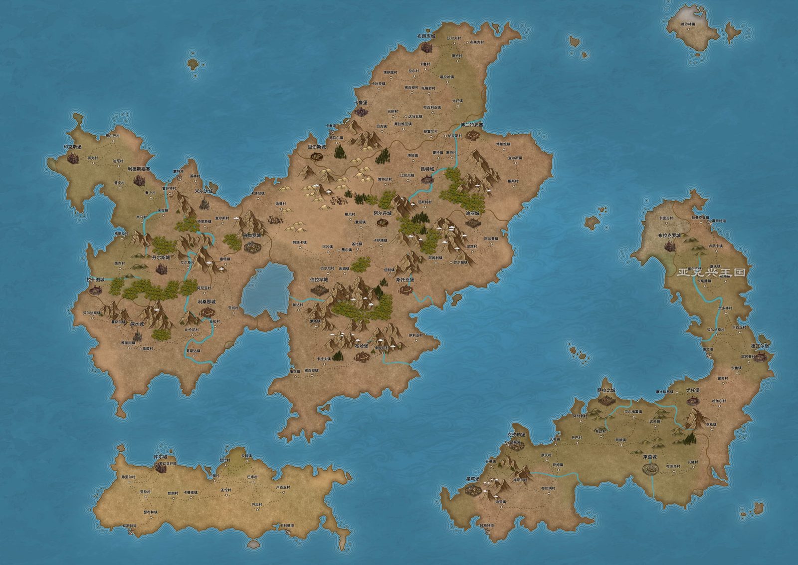 Kaya Terra world map